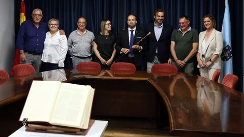 Eleccin do novo alcalde de Lousame, Esteban Ares
