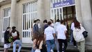Imagen de archivo de alumnos de secundaria entrando en el IES Lucus Augusti, de Lugo