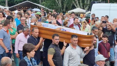 La última procesión con ataúdes en honor a Santa Marta fue en el año 2023.