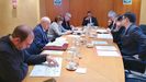 La comisi�n delegada de Cogersa en la reuni�n