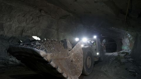 Las galeras de la mina tienen cerca de cuarenta kilmetros