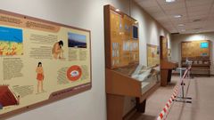 Imagen de una sala del museo cuando ya haban aparecido los problemas de humedad