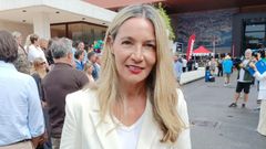 La eurodiputada del Partido Popular Europeo (PPE), Susana Sol�s, en la celebraci�n del D�a de Europa en la 69 Feria Internacional de Muestras de Asturias, en el recinto ferial gijon�s 'Luis Adaro