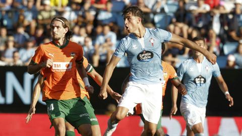 Javi Rodr�guez, durante el Celta-Valencia de la temporada pasada.