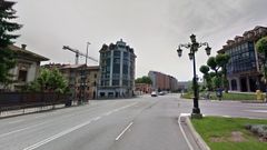 Aspecto actual del Campo de los Patos de Oviedo, documentado como una zona de granjas al menos desde el siglo XVI