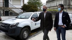 El vicepresidente de la Xunta, acompa�ado del regidor sonense, Luis Oujo, comprob� las mejoras hechas en el consistorio 