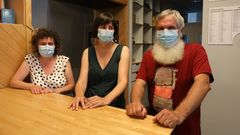 Goretti Sanmart�n, Ana Pont�n y Xos� Lu�s Rivas (Mini), anoche