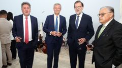 Una imagen de la gala del a�o pasado, a la que acudieron Mariano Rajoy y Alfonso Rueda