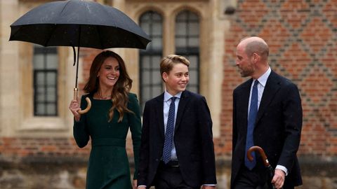 El pr�ncipe Jorge llega al internado brit�nico de Eton College