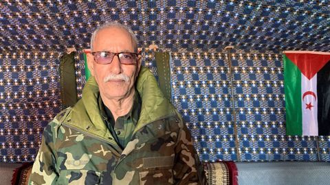 Fotograf�a de archivo del l�der del Frente Polisario, Brahim Gali