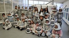 Alumnos del IES Laxeiro en la Semana Stem del a�o pasado