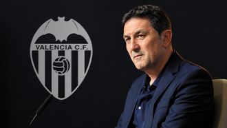 El pontevedr�s, Braulio V�zquez, durante su anterior etapa en el Valencia.