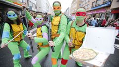 Imagen de archivo del desfile de Carnaval de Arteixo, que este a�o no podr� celebrarse