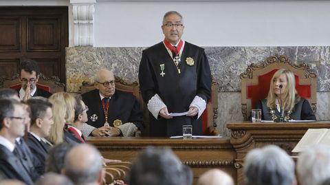 El presidente del TSXG,�Ignacio Picatoste, en una foto de archivo