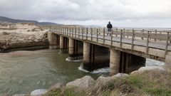 As estaba ayer, domingo 7 de diciembre, el puente de Baldaio