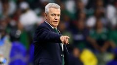 Javier Aguirre, durante un partido de la selecci�n mexicana en el pasado Mundial.