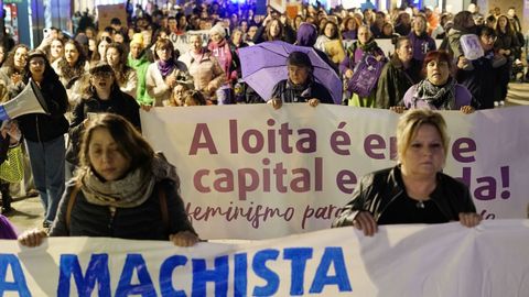 Manifestacin en Ourense por el 25N.