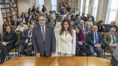 Sandra Mara Iglesias Barral, en el acto de presentacin como nueva jueza decana