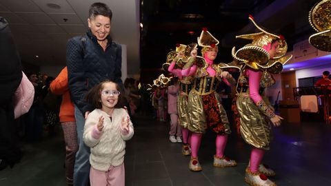 Encendido de las luces navideas en Boiro.