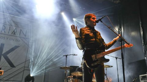 Dorian, en un concierto en Santiago durante las Festas do Apstolo.