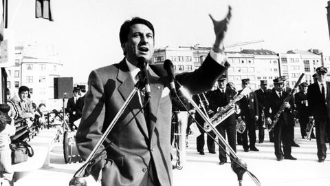 Paco Vázquez, en A Coruña en el año 1991.