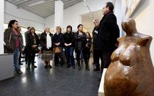 <span lang= es-es >Oleiras en Malpica</span>. Las artesanas de Bu�o son las protagonistas de la exposici�n inaugurada en el Centro C�vico.