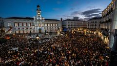 Manifestacin a favor del candidato opositor Edmundo Gonzlez, este jueves en Madrid.