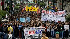Masivo apoyo a la protesta contra la Lomce