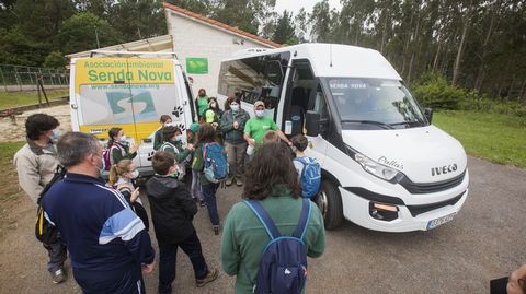 Salida desde el Espazo da Natureza de Oza hacia el bosque da Ribeira da Pena, este domingo 
