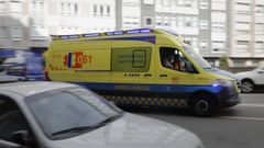 Imagen de archivo de una ambulancia