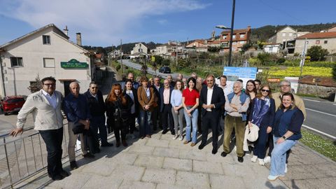 Presentaci�n de la senda peatonal en Samieira