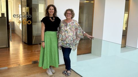 Mercedes Garnelo y Conchi Martínez Lamigueiro.