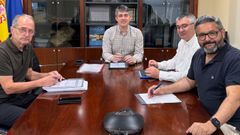 Reuni�n de la Mancomunidade do Saln�s con Augas de Galicia.