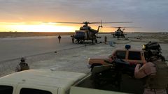 Soldados iraqu�es, en la provincia de Anbar, donde tuvo lugar la operaci�n de EE.UU.