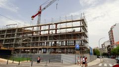 Imagen de las obras del nuevo centro de salud de Vilagarc�a