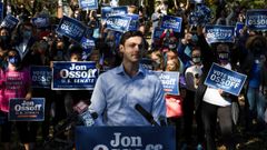 Jon Ossoff, candidato al esca�o en liza del Senado por Georgia