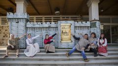 La corporaci�n de Vimianzo se disfraz� de Castelo