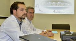 Vilaseco y D�az, durante la presentaci�n de los datos ayer en el hospital.