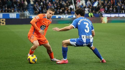 Manu S�nchez ya se enfrent� el curso pasado al Celta con�el Alav�s, donde estaba cedido entonces.