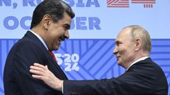 Maduro es recibido por Putin, en un encuentro bilateral en el marco de la cumbre de los BRICS