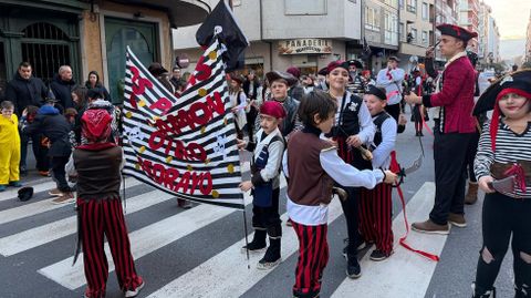 Desfile de entroido en O Barco.