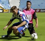 Imagen del encuentro de ida disputado el pasado fin de semana en Riazor.