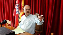 Alberto Garc�a, el portavoz socialista en Catoira