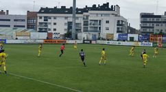 Momento del partido entre el Marino y el Vetusta