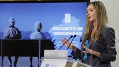 La conselleira de Pol�tica Social, Fabiola Garc�a.