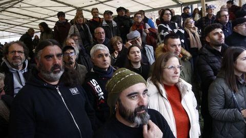 Pblico durante el pregn, del que este ao se encarg la actriz Mnica Caamao