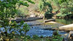 El nivel del r�o L�rez, a su paso por el municipio de Pontevedra, est� en m�nimos
