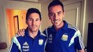 Mancuello y Messi