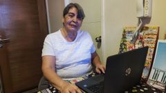 La profesora Rosa Nibania, que volvi� a trabajar tras su jubilaci�n