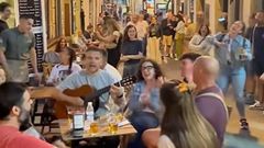 Imagen del v�deo ya viral grabado el 11 de julio en Santiago